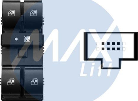 MAX SFT126 - Вимикач, стеклолод'емнік autozip.com.ua