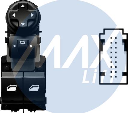 MAX SPG116 - Вимикач, стеклолод'емнік autozip.com.ua