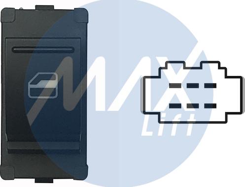 MAX SVW120 - Вимикач, стеклолод'емнік autozip.com.ua