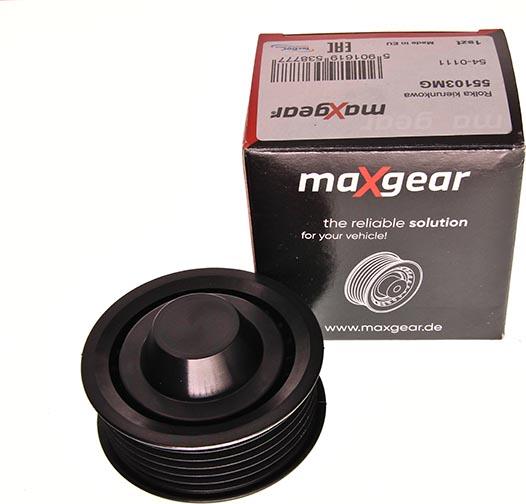 Maxgear 54-0111 - Паразитний / провідний ролик, поліклиновий ремінь autozip.com.ua