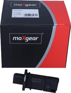 Maxgear 51-0133 - Датчик потоку, маси повітря autozip.com.ua