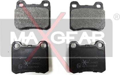 Maxgear 19-0403 - Гальмівні колодки, дискові гальма autozip.com.ua