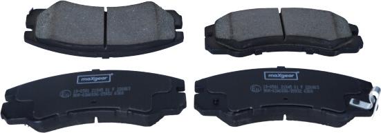 Maxgear 19-0581 - Гальмівні колодки, дискові гальма autozip.com.ua