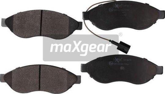 Maxgear 19-0673 - Гальмівні колодки, дискові гальма autozip.com.ua