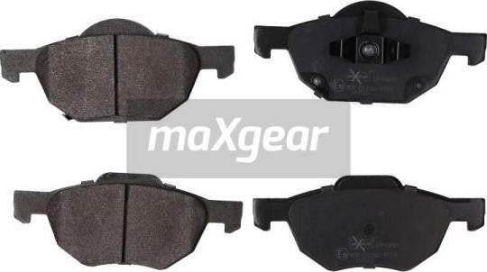 Maxgear 19-0881 - Гальмівні колодки, дискові гальма autozip.com.ua