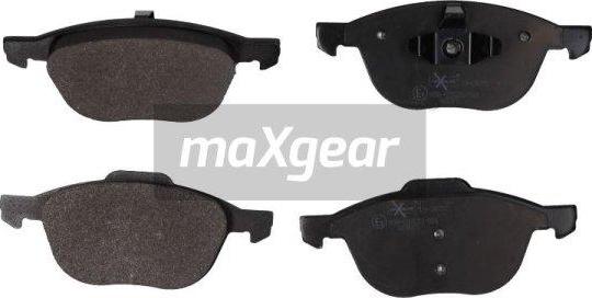 Maxgear 19-0875 - Гальмівні колодки, дискові гальма autozip.com.ua