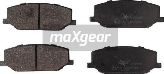 Maxgear 19-1994 - Гальмівні колодки, дискові гальма autozip.com.ua