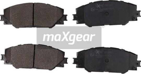 Maxgear 19-1460 - Гальмівні колодки, дискові гальма autozip.com.ua