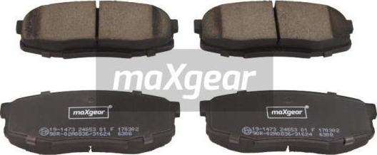 Maxgear 19-1473 - Гальмівні колодки, дискові гальма autozip.com.ua