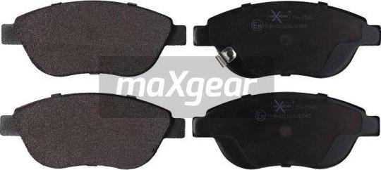 Maxgear 19-1540 - Гальмівні колодки, дискові гальма autozip.com.ua