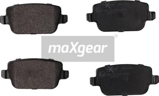 Maxgear 19-1094 - Гальмівні колодки, дискові гальма autozip.com.ua