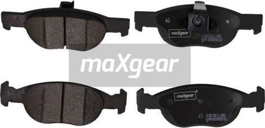 Maxgear 19-1089 - Гальмівні колодки, дискові гальма autozip.com.ua