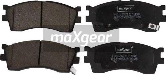 Maxgear 19-1140 - Гальмівні колодки, дискові гальма autozip.com.ua