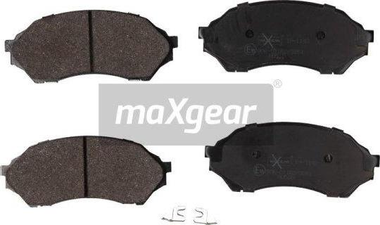 Maxgear 19-1142 - Гальмівні колодки, дискові гальма autozip.com.ua