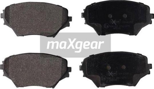 Maxgear 19-1155 - Гальмівні колодки, дискові гальма autozip.com.ua