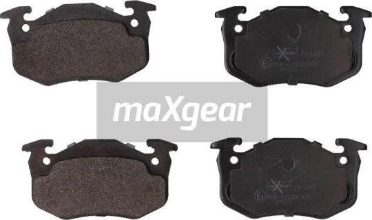 Maxgear 19-1107 - Гальмівні колодки, дискові гальма autozip.com.ua