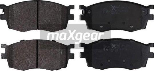 Maxgear 19-1139 - Гальмівні колодки, дискові гальма autozip.com.ua