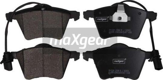 Maxgear 19-1124 - Гальмівні колодки, дискові гальма autozip.com.ua