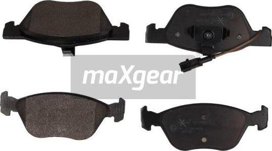 Maxgear 19-1895 - Гальмівні колодки, дискові гальма autozip.com.ua