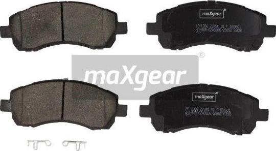 Maxgear 19-1396 - Гальмівні колодки, дискові гальма autozip.com.ua