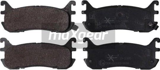 Maxgear 19-1385 - Гальмівні колодки, дискові гальма autozip.com.ua