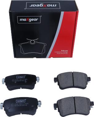 Maxgear 19-3663 - Гальмівні колодки, дискові гальма autozip.com.ua