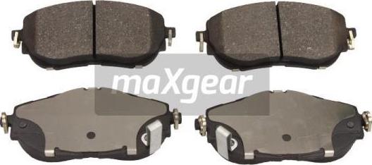 Maxgear 19-3044 - Гальмівні колодки, дискові гальма autozip.com.ua