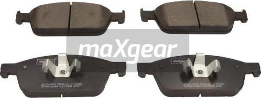 Maxgear 19-3045 - Гальмівні колодки, дискові гальма autozip.com.ua