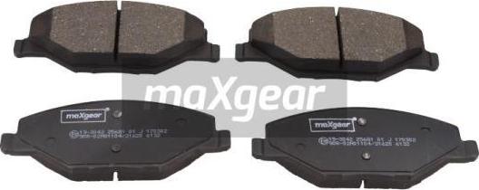Maxgear 19-3042 - Гальмівні колодки, дискові гальма autozip.com.ua