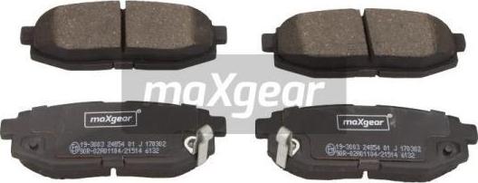 Maxgear 19-3003 - Гальмівні колодки, дискові гальма autozip.com.ua