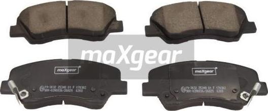 Maxgear 19-3032 - Гальмівні колодки, дискові гальма autozip.com.ua