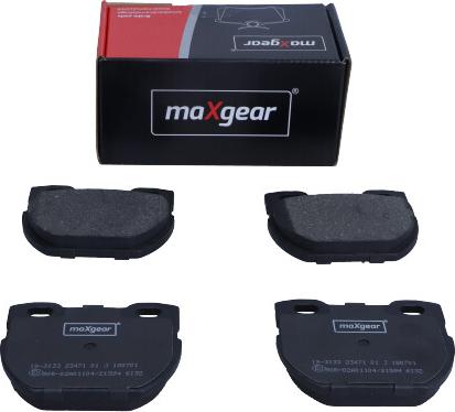 Maxgear 19-3133 - Гальмівні колодки, дискові гальма autozip.com.ua