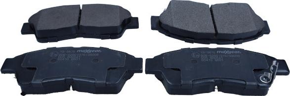 Maxgear 19-3876 - Гальмівні колодки, дискові гальма autozip.com.ua