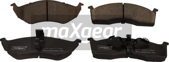 Maxgear 19-3391 - Гальмівні колодки, дискові гальма autozip.com.ua