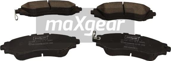 Maxgear 19-3398 - Гальмівні колодки, дискові гальма autozip.com.ua