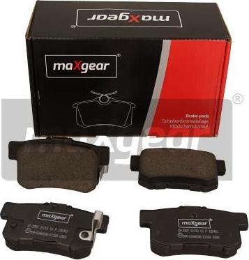 Maxgear 19-3387 - Гальмівні колодки, дискові гальма autozip.com.ua