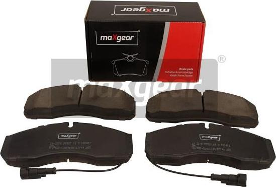 Maxgear 19-3379 - Гальмівні колодки, дискові гальма autozip.com.ua