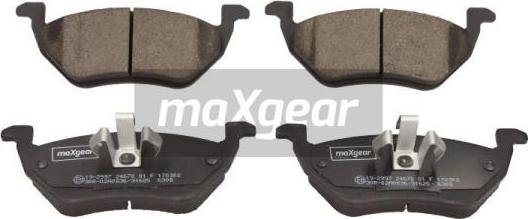 Maxgear 19-2997 - Гальмівні колодки, дискові гальма autozip.com.ua