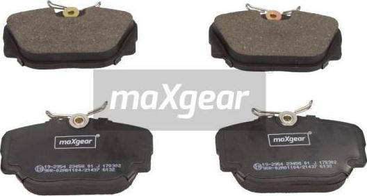 Maxgear 19-2954 - Гальмівні колодки, дискові гальма autozip.com.ua