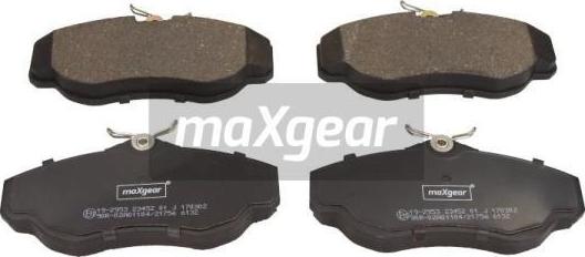 Maxgear 19-2953 - Гальмівні колодки, дискові гальма autozip.com.ua