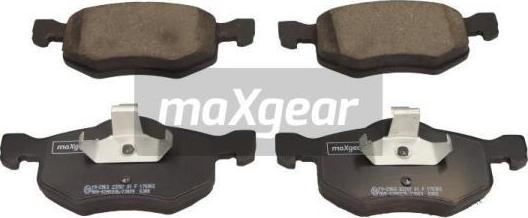 Maxgear 19-2963 - Гальмівні колодки, дискові гальма autozip.com.ua