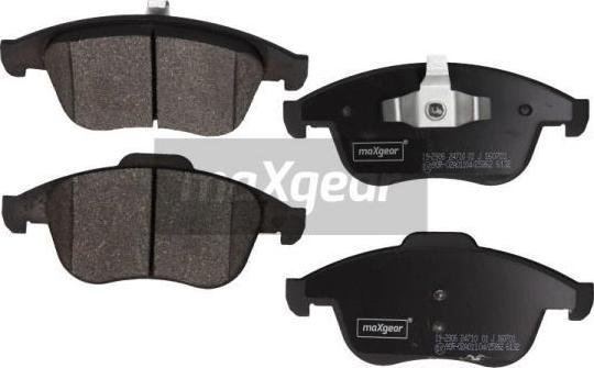 Maxgear 19-2906 - Гальмівні колодки, дискові гальма autozip.com.ua