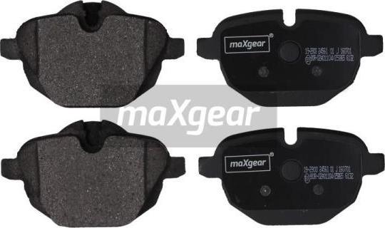 Maxgear 19-2900 - Гальмівні колодки, дискові гальма autozip.com.ua