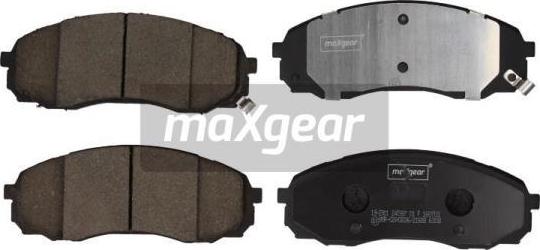Maxgear 19-2901 - Гальмівні колодки, дискові гальма autozip.com.ua