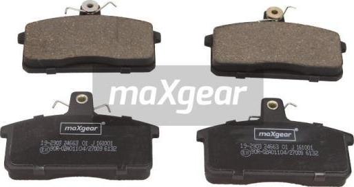 Maxgear 19-2903 - Гальмівні колодки, дискові гальма autozip.com.ua
