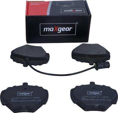 Maxgear 19-2937 - Гальмівні колодки, дискові гальма autozip.com.ua