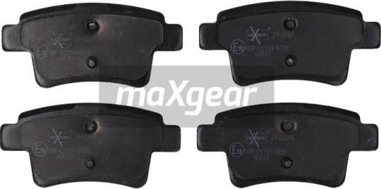 Maxgear 19-2089 - Гальмівні колодки, дискові гальма autozip.com.ua