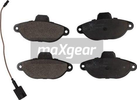 Maxgear 19-2141 - Гальмівні колодки, дискові гальма autozip.com.ua