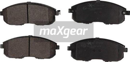 Maxgear 19-2158 - Гальмівні колодки, дискові гальма autozip.com.ua