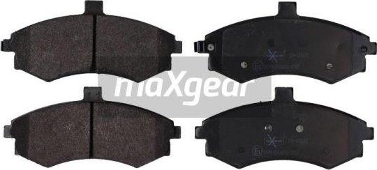 Maxgear 19-2165 - Гальмівні колодки, дискові гальма autozip.com.ua